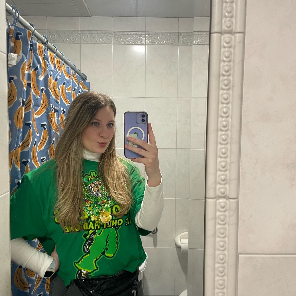 st. patrick’s crop top!
